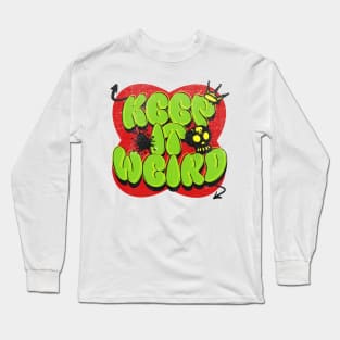 Keep It Weird Graffiti Long Sleeve T-Shirt